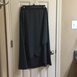 Maxi striped skirt